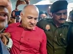 AAP leader and former Delhi deputy chief minister Manish Sisodia at Rouse Avenue Court in connection with the Delhi excise policy case on Monday, AAP leader and former Delhi deputy chief minister Manish Sisodia at Rouse Avenue Court in connection with the Delhi excise policy case on Monday,