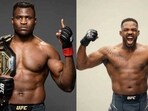 Francis Ngannou(left), Jon Jones Francis Ngannou(left), Jon Jones