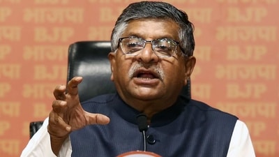 Bharatiya Janata Party (BJP) MP Ravi Shankar Prasad addresses a press conference, at the party headquarters, in New Delhi on Tuesday. (ANI) Bharatiya Janata Party (BJP) MP Ravi Shankar Prasad addresses a press conference, at the party headquarters, in New Delhi on Tuesday. (ANI)