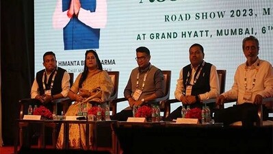 Assam showcases its film tourism potential with a roadshow in Mumbai (ANI photo) Assam showcases its film tourism potential with a roadshow in Mumbai (ANI photo)