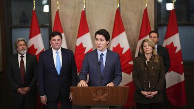 Canada's Prime Minister Justin Trudeau speaks during a news conference on Parliament Hill in Ottawa, Ontario, on Monday. Trudeau said he will appoint a special investigator to decide whether there should be a public inquiry into reports of Chinese interference in Canada's elections. (AP) Canada's Prime Minister Justin Trudeau speaks during a news conference on Parliament Hill in Ottawa, Ontario, on Monday. Trudeau said he will appoint a special investigator to decide whether there should be a public inquiry into reports of Chinese interference in Canada's elections. (AP)