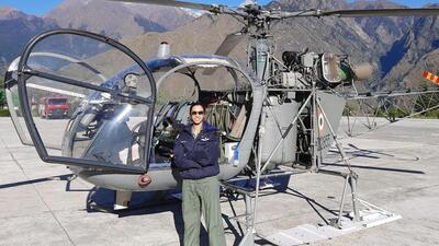 Dhami is also the air force’s first woman qualified flying instructor. (HT sourced photo) Dhami is also the air force’s first woman qualified flying instructor. (HT sourced photo)