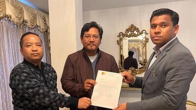UDP and PDF had extended their support to the NPP to form the government in Meghalaya. (Twitter | Conrad K Sangma) UDP and PDF had extended their support to the NPP to form the government in Meghalaya. (Twitter | Conrad K Sangma)