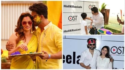 Ankita Lokhande and Vicky Jain's Holi party was attended by Tusshar Kapoor, Gurmeet Chaudhary and Debina Bonnerjee.