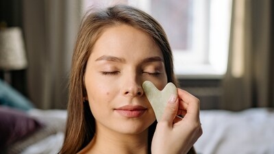 Gua Sha - A gua sha tool is a flat, smooth stone that is used to massage the face and body. It can help to reduce inflammation, improve circulation, and promote lymphatic drainage. (Pexels) Gua Sha - A gua sha tool is a flat, smooth stone that is used to massage the face and body. It can help to reduce inflammation, improve circulation, and promote lymphatic drainage. (Pexels)