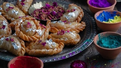 On the occasion of Holi, here are three Gujiyas you can try making at home and serve with love to your family and friends. On the occasion of Holi, here are three Gujiyas you can try making at home and serve with love to your family and friends.
