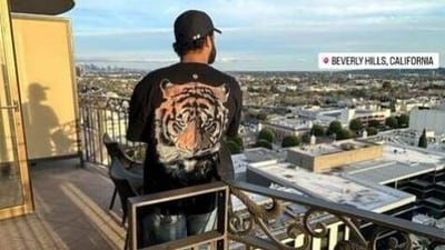 Jr NTR is in California for Oscars. Jr NTR is in California for Oscars.