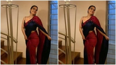 Kajol's saree diaries are loved by her fans. A few days back, the actor shared a string of pictures of herself decked up in a chiffon saree. (Instagram/@kajol) Kajol's saree diaries are loved by her fans. A few days back, the actor shared a string of pictures of herself decked up in a chiffon saree. (Instagram/@kajol)