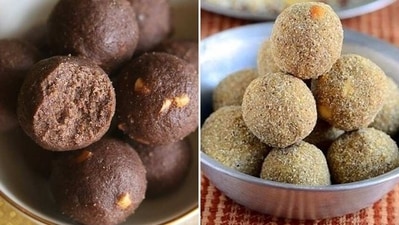 Add whole wheat flour and other millet flours to your sweets in place of maida to increase the fibre and nutrient content. (Pinterest) Add whole wheat flour and other millet flours to your sweets in place of maida to increase the fibre and nutrient content. (Pinterest)