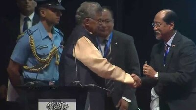 Nationalist Democratic Progressive Party's Neiphiu Rio took oath as Nagaland's Chief Minister on Tuesday in the presence of Prime Minister Narendra Modi for a fifth consecutive term after the convincing win. (Twitter/@ANI) Nationalist Democratic Progressive Party's Neiphiu Rio took oath as Nagaland's Chief Minister on Tuesday in the presence of Prime Minister Narendra Modi for a fifth consecutive term after the convincing win. (Twitter/@ANI)