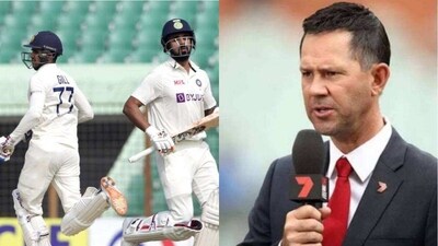 Shubman Gill and KL Rahul; Ricky Ponting