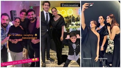Here are more pictures from Sania Mirza's Hyderabad bash. Here are more pictures from Sania Mirza's Hyderabad bash.