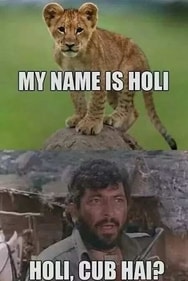 Holi 2023: Memes that will make you laugh out loud Holi 2023: Memes that will make you laugh out loud
