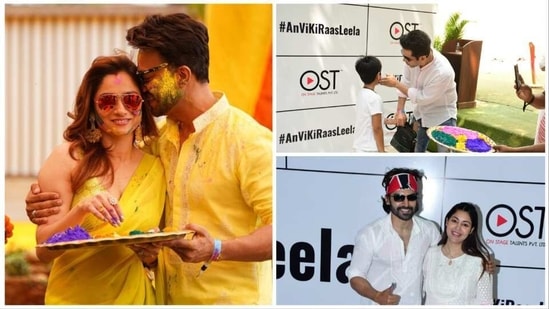 Ankita Lokhande and Vicky Jain's Holi party was attended by Tusshar Kapoor, Gurmeet Chaudhary and Debina Bonnerjee.