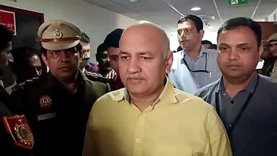Former Delhi deputy chief minister Manish Sisodia. (ANI)