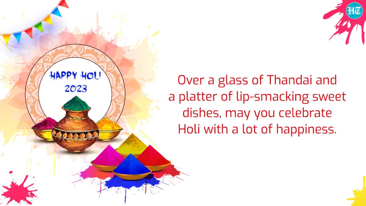 People celebrate Holi with colours or Gulal. (HT Photo) People celebrate Holi with colours or Gulal. (HT Photo)