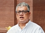 TMC Rajya Sabha floor leader Derek O’Brien (Sonu Mehta/HT PHOTO)