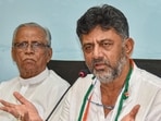 Karnataka Congress leader DK Shivkumar said the decision has been made after consultation with senior Congress leaders. (PTI) Karnataka Congress leader DK Shivkumar said the decision has been made after consultation with senior Congress leaders. (PTI)