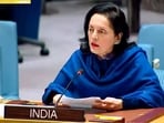 India's Permanent Ambassador to United Nations Ruchira Kamboj speaks at the United Nations Security Council (UNSC) meeting. India's Permanent Ambassador to United Nations Ruchira Kamboj speaks at the United Nations Security Council (UNSC) meeting.