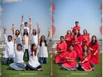 Holi 2023: Dance group's Holi performance. Holi 2023: Dance group's Holi performance.
