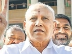 Former Karnataka chief minister and BJP leader BS Yediyurappa. (PTI)