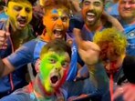 Team India players celebrate Holi Team India players celebrate Holi
