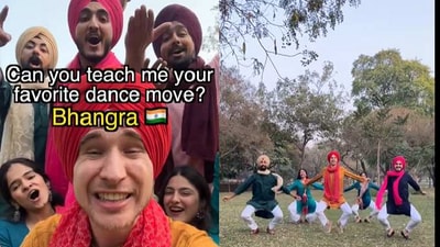 Belgian man does bhangra on Honey Singh's song. (Instagram/@ed.people) Belgian man does bhangra on Honey Singh's song. (Instagram/@ed.people)