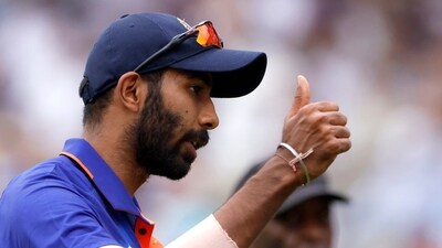 Jasprit Bumrah walks off at the end of the first innings (Reuters)