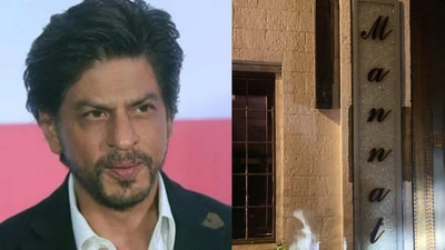 Shah Rukh Khan's home Mannat's name plate changed. Shah Rukh Khan's home Mannat's name plate changed.