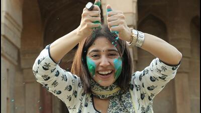 This year, Shweta Tripathi Sharma will be celebrating Holi with her close friends (PHOTOS: MANOJ VERMA/HT) This year, Shweta Tripathi Sharma will be celebrating Holi with her close friends (PHOTOS: MANOJ VERMA/HT)