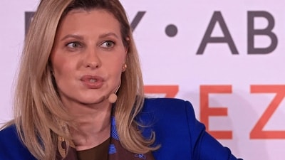 Russia-Ukraine War: Ukraine's First Lady Olena Zelenska attends the Forbes 30/50 Summit in Abu Dhabi. (AFP) Russia-Ukraine War: Ukraine's First Lady Olena Zelenska attends the Forbes 30/50 Summit in Abu Dhabi. (AFP)