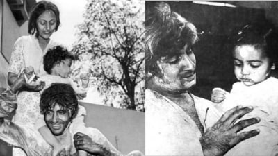 Amitabh Bachchan is missing Holi celebrations of the past. Amitabh Bachchan is missing Holi celebrations of the past.