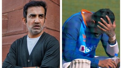 Gautam Gambhir and KL Rahul Gautam Gambhir and KL Rahul