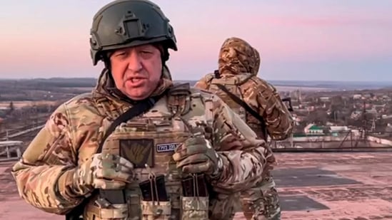 Yevgeny Prigozhin, the owner of the Wagner Group military company, is seen. (AP)