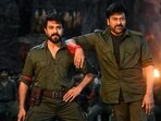 Ram Charan and Chiranjeevi acted together in the Telugu film Acharya last year. Ram Charan and Chiranjeevi acted together in the Telugu film Acharya last year.