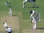 Handscomb had scored 17 in 27 balls when he lost his off stump to Shami