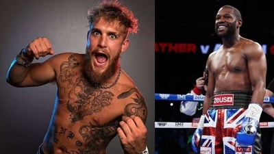 Jake Paul; Floyd Mayweather (Twitter) Jake Paul; Floyd Mayweather (Twitter)