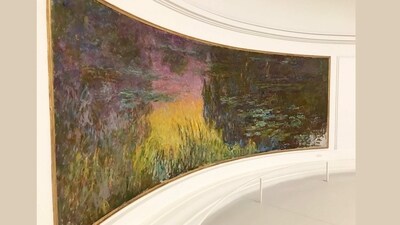The genius of Monet is that his paintings look different depending on your perspective. (Photo courtesy: Anirban Mahapatra))