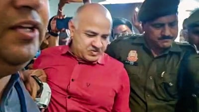 AAP on Wednesday said the court ordered that Sisodia will be kept at Vipasana cell but he is kept with hardened criminals. (PTI) AAP on Wednesday said the court ordered that Sisodia will be kept at Vipasana cell but he is kept with hardened criminals. (PTI)
