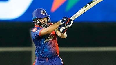Prithvi Shaw of Delhi Capitals plays a shot during the Indian Premier League 2022 (PTI) Prithvi Shaw of Delhi Capitals plays a shot during the Indian Premier League 2022 (PTI)