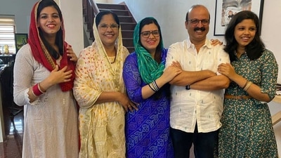 Kerala lawyer-actor C Shukkur remarried his wife under the Special Marriage Act on Wednesday, 29 years after they got married. Their daughters were present. Kerala lawyer-actor C Shukkur remarried his wife under the Special Marriage Act on Wednesday, 29 years after they got married. Their daughters were present.