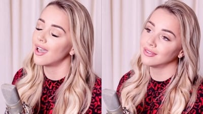 Dutch singer Emma Heesters singing the Pakistani song Kahani Suno 2.0. (Instagram/@emmaheesters)