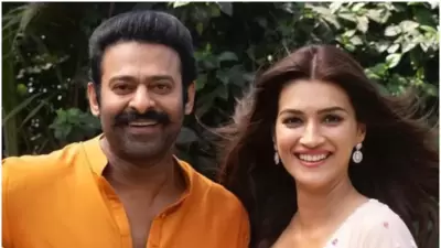 Kriti Sanon and Prabhas will be seen as Sita and Ram in Om Raut's Adipurush. Kriti Sanon and Prabhas will be seen as Sita and Ram in Om Raut's Adipurush.