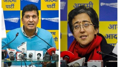 Saurabh Bhardwaj, Greater Kailash MLA, and Atishi, Kalkaji MLA, are now Delhi ministers. Saurabh Bhardwaj, Greater Kailash MLA, and Atishi, Kalkaji MLA, are now Delhi ministers.