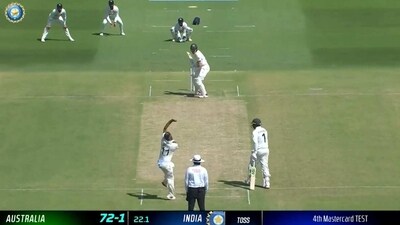 Mohammed Shami cleand up Marnus Labuschagne in India vs Australia 4th Test
