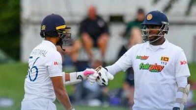 Sri Lanka batters during Day 1 (Twitter) Sri Lanka batters during Day 1 (Twitter)