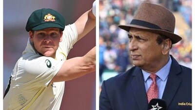 Steve Smith and Sunil Gavaskar
