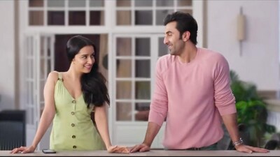 Tu Jhoothi Main Makkaar box office: Shraddha Kapoor with Ranbir Kapoor in a still. Tu Jhoothi Main Makkaar box office: Shraddha Kapoor with Ranbir Kapoor in a still.
