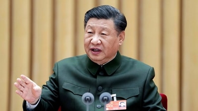 In this photo released by Xinhua News Agency, Chinese President Xi Jinping attends a plenary meeting of the delegation of the People's Liberation Army (PLA) and the People's Armed Police Force during the first session of the 14th National People's Congress (NPC) in Beijing, on Wednesday. (AP) In this photo released by Xinhua News Agency, Chinese President Xi Jinping attends a plenary meeting of the delegation of the People's Liberation Army (PLA) and the People's Armed Police Force during the first session of the 14th National People's Congress (NPC) in Beijing, on Wednesday. (AP)