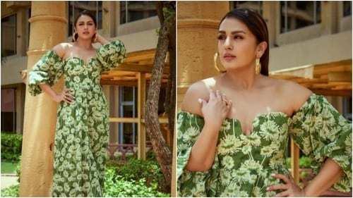 Huma Qureshi slays a green full length summer dress in style. (Instagram/@iamhumaq) Huma Qureshi slays a green full length summer dress in style. (Instagram/@iamhumaq)